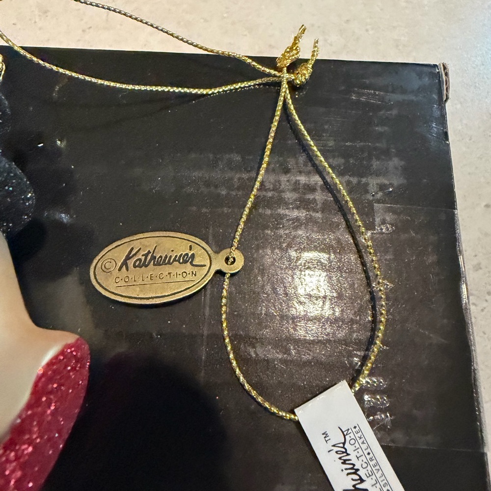 Katherine's Collection Glittery Fish Ornament with Gold and - Picture 9 of 15